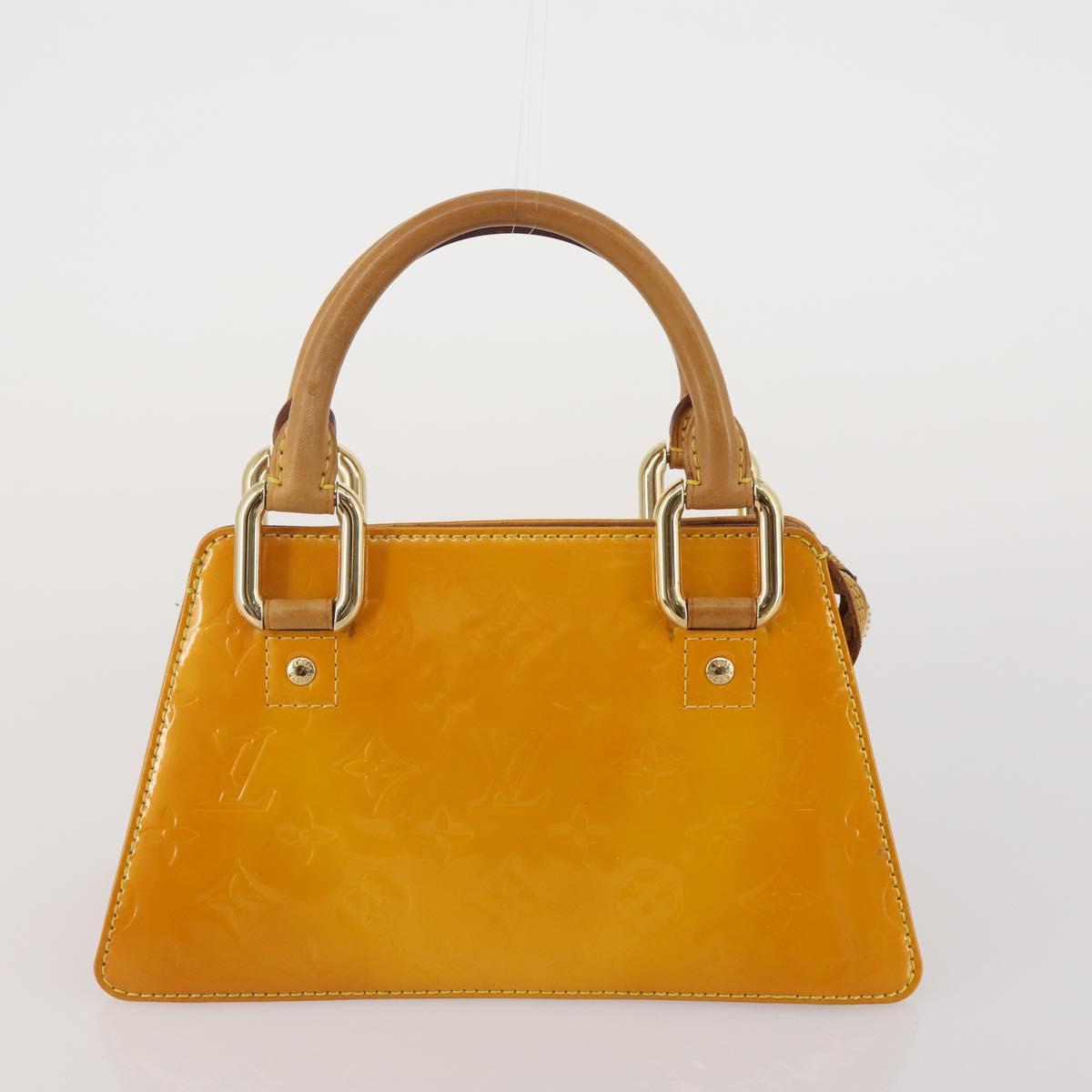 LOUIS VUITTON Monogram Vernis Hand Bag 3 Set Beige LV Auth 190372
