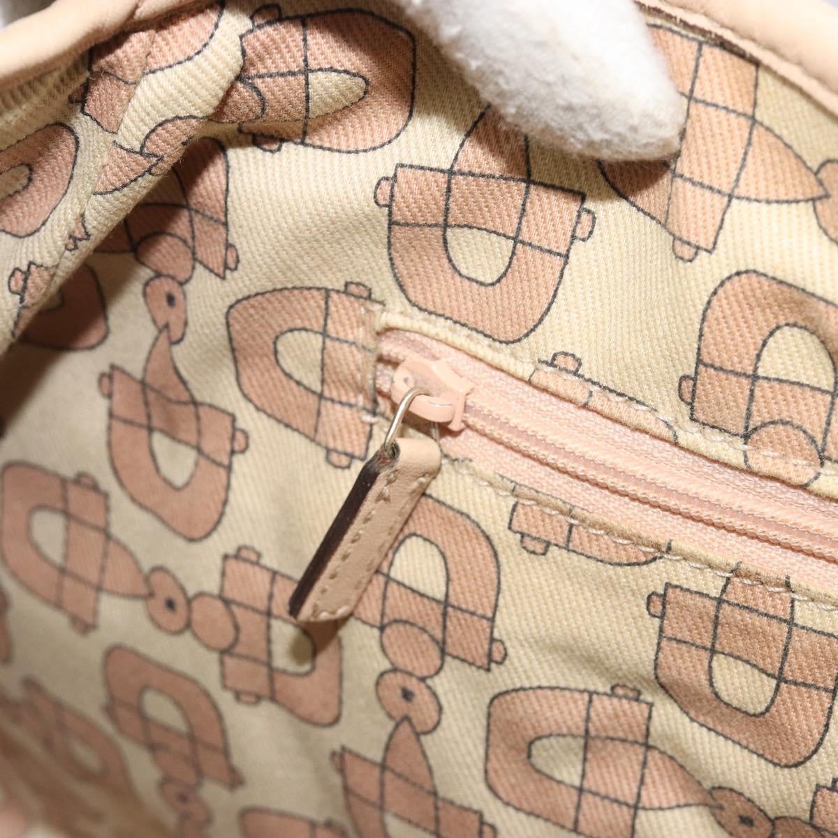 GUCCI GG Canvas Guccissima Abbey Tote Bag Beige Gold 130736 Auth 190383