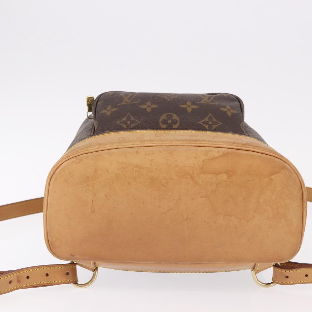 LOUIS VUITTON Monogram Montsouris MM Backpack M51136 LV Auth 190393A