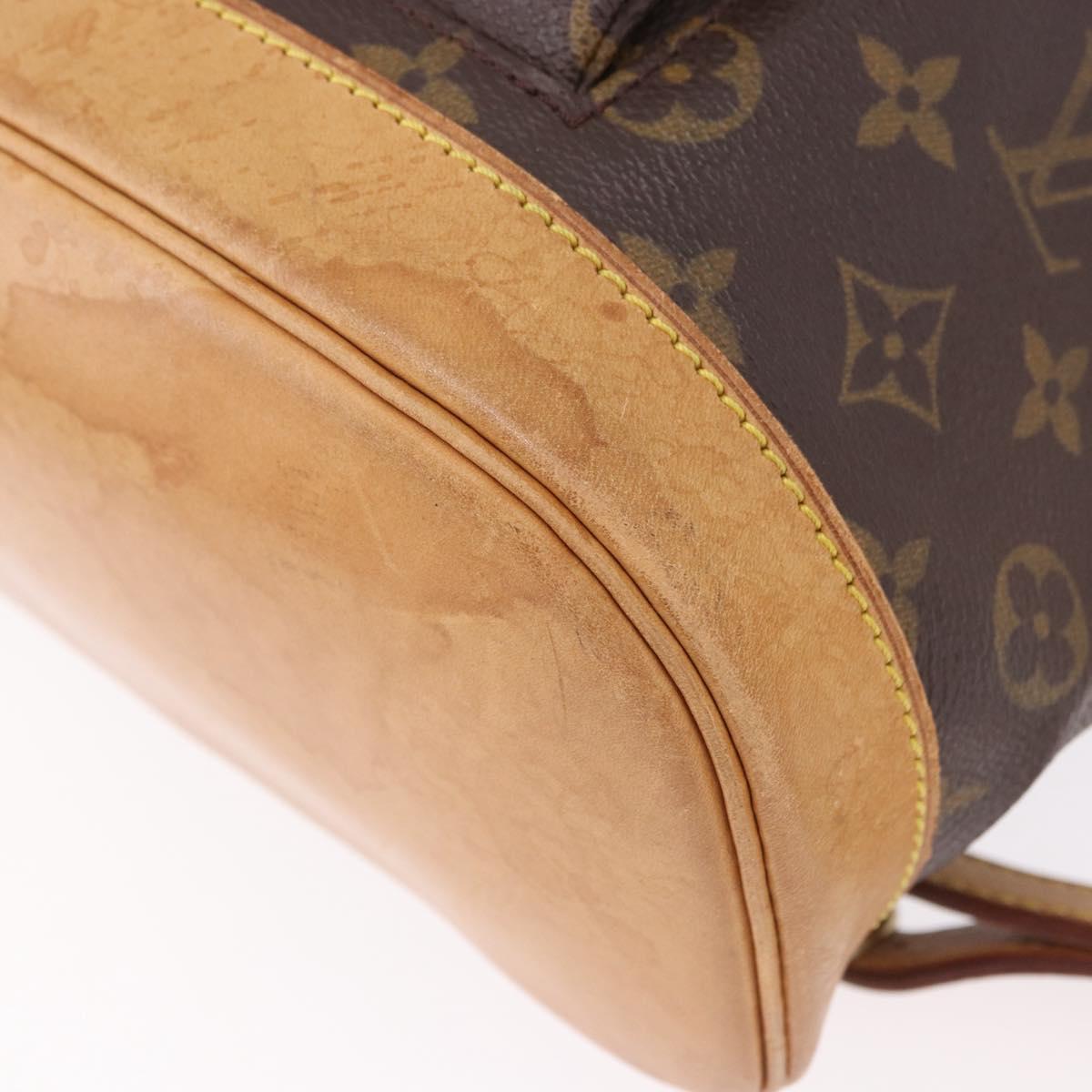 LOUIS VUITTON Monogram Montsouris MM Backpack M51136 LV Auth 190393A