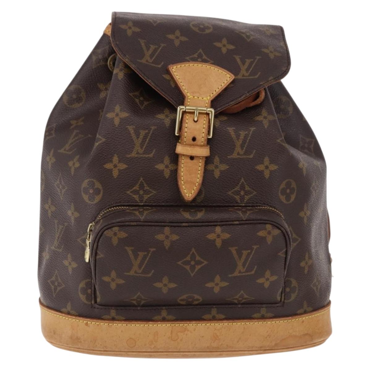 LOUIS VUITTON Monogram Montsouris MM Backpack M51136 LV Auth 190393A
