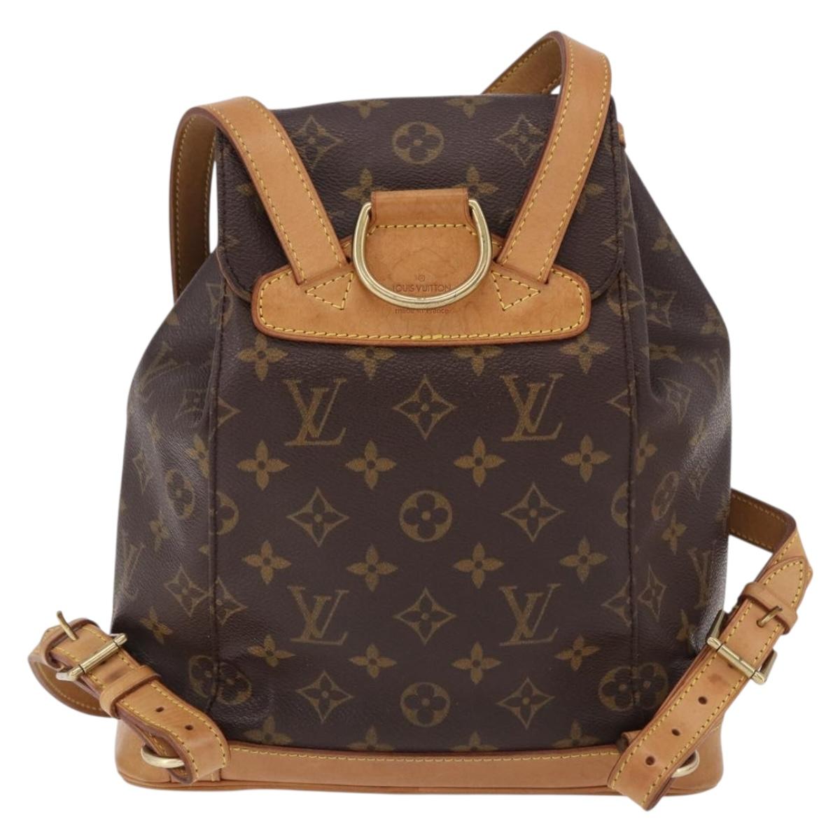 LOUIS VUITTON Monogram Montsouris MM Backpack M51136 LV Auth 190393A