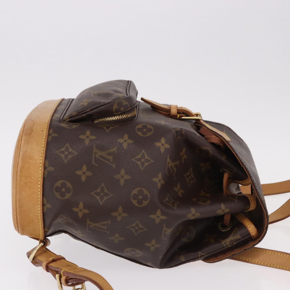 LOUIS VUITTON Monogram Montsouris MM Backpack M51136 LV Auth 190393A