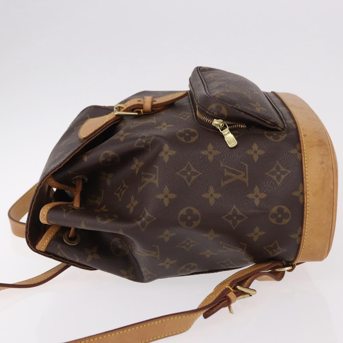 LOUIS VUITTON Monogram Montsouris MM Backpack M51136 LV Auth 190393A