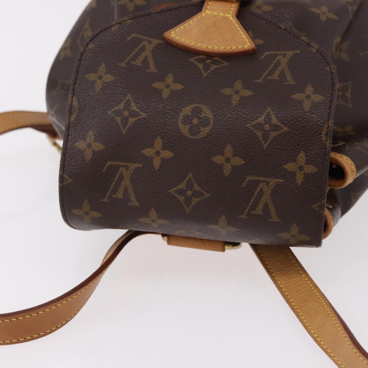 LOUIS VUITTON Monogram Montsouris MM Backpack M51136 LV Auth 190393A