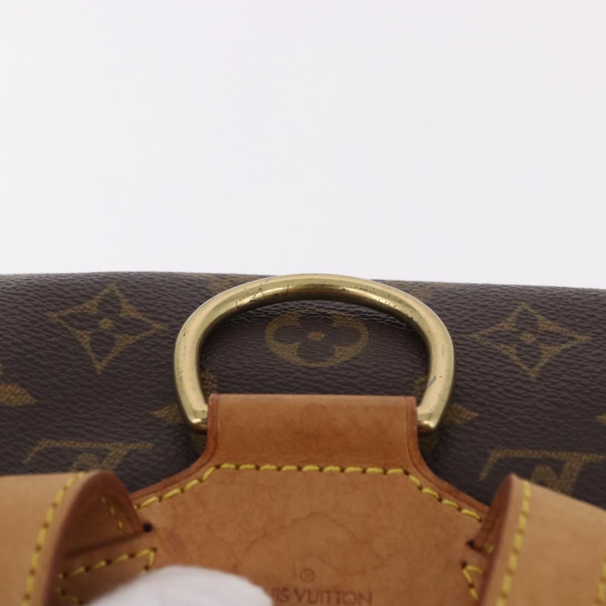 LOUIS VUITTON Monogram Montsouris MM Backpack M51136 LV Auth 190393A