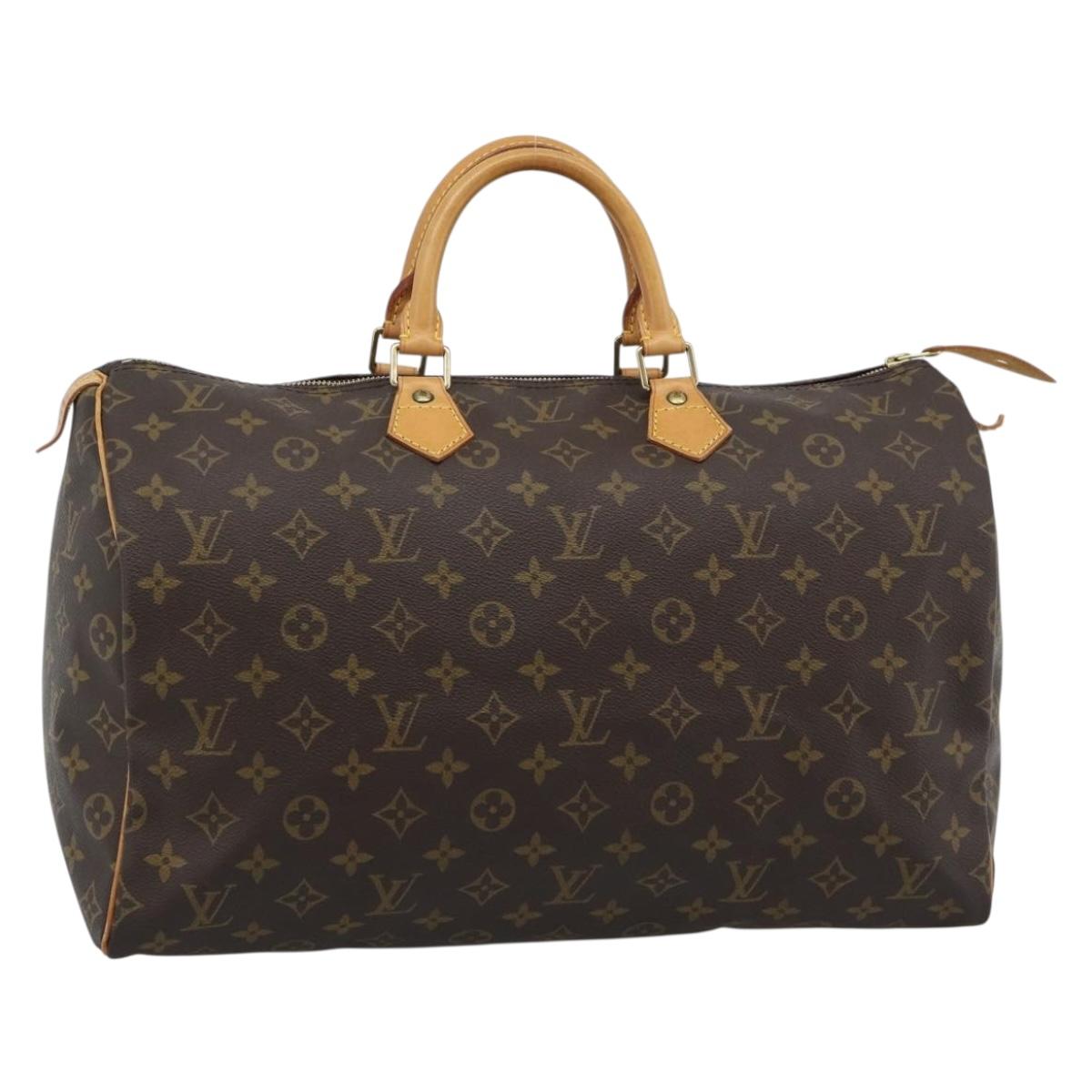 LOUIS VUITTON Monogram Speedy 40 Hand Bag M41522 LV Auth 190395A