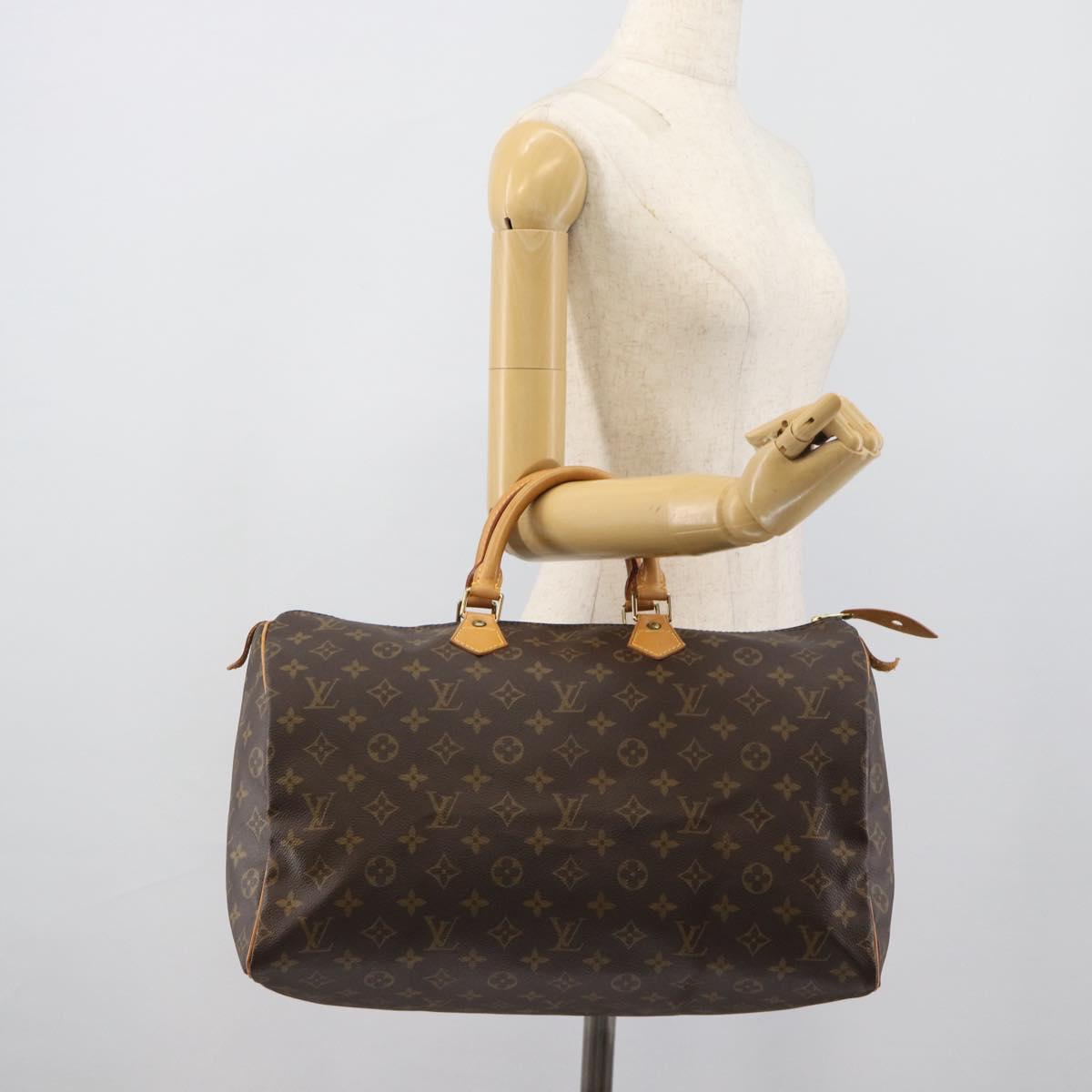 LOUIS VUITTON Monogram Speedy 40 Hand Bag M41522 LV Auth 190395A