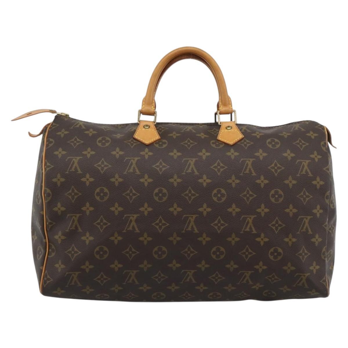 LOUIS VUITTON Monogram Speedy 40 Hand Bag M41522 LV Auth 190395A