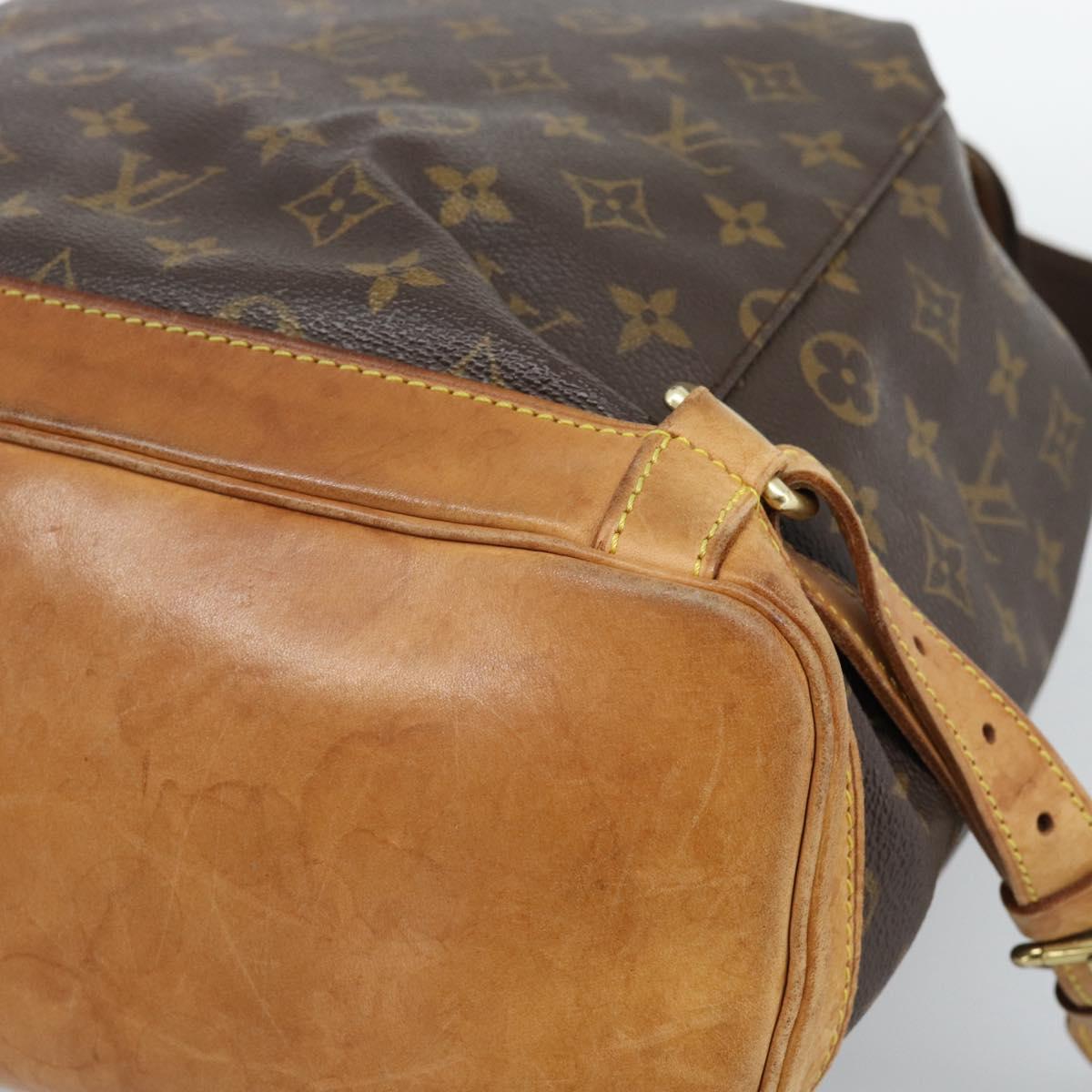 LOUIS VUITTON Monogram Montsouris GM Backpack M51135 LV Auth 190396