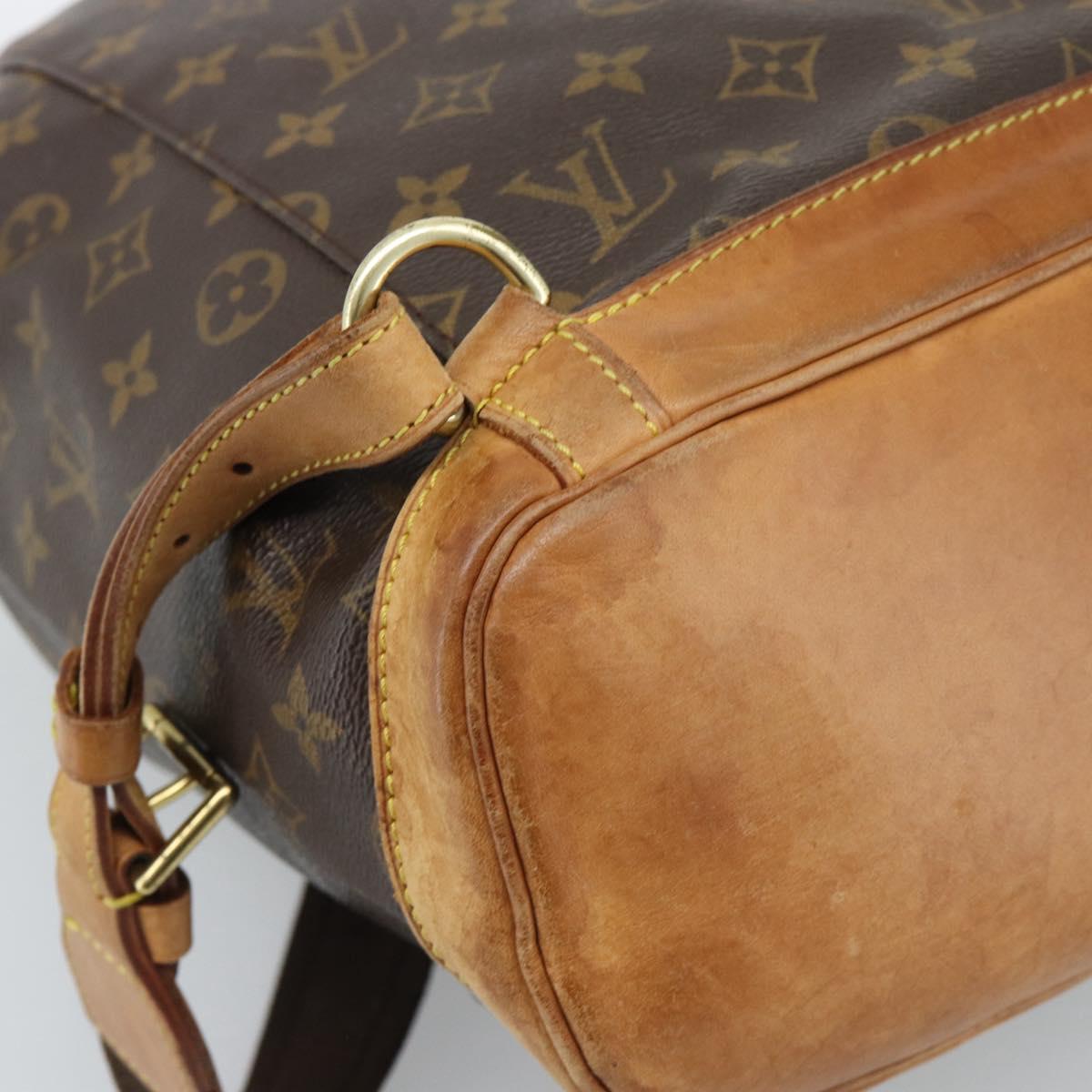 LOUIS VUITTON Monogram Montsouris GM Backpack M51135 LV Auth 190396
