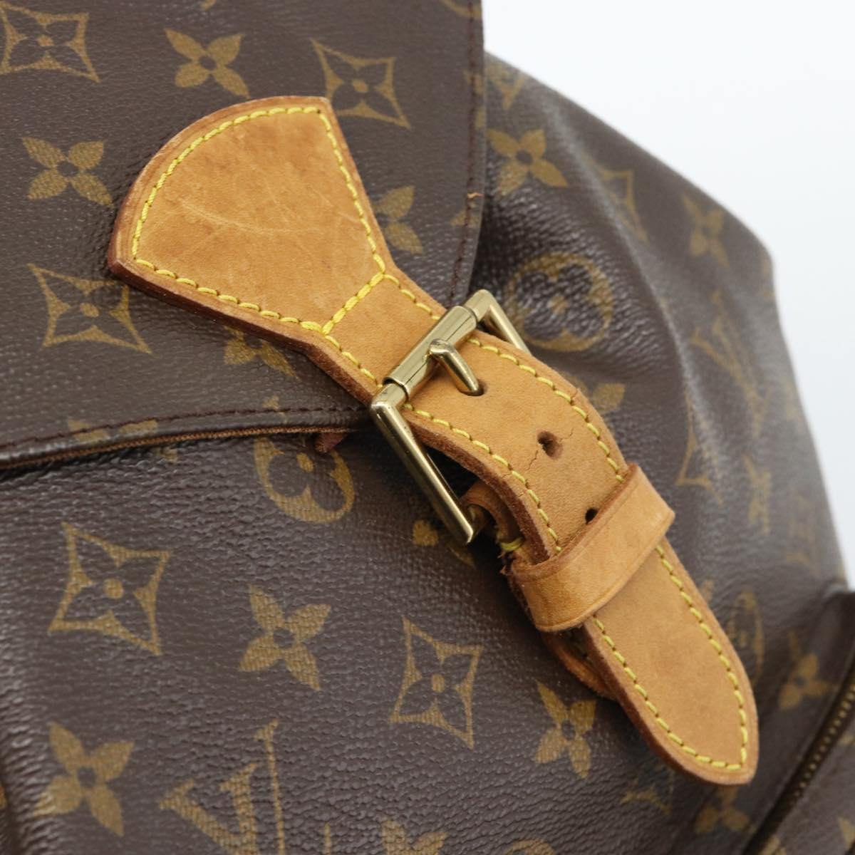 LOUIS VUITTON Monogram Montsouris GM Backpack M51135 LV Auth 190396