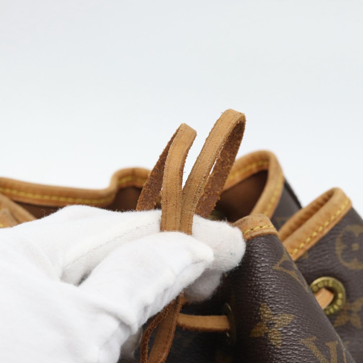 LOUIS VUITTON Monogram Montsouris GM Backpack M51135 LV Auth 190396