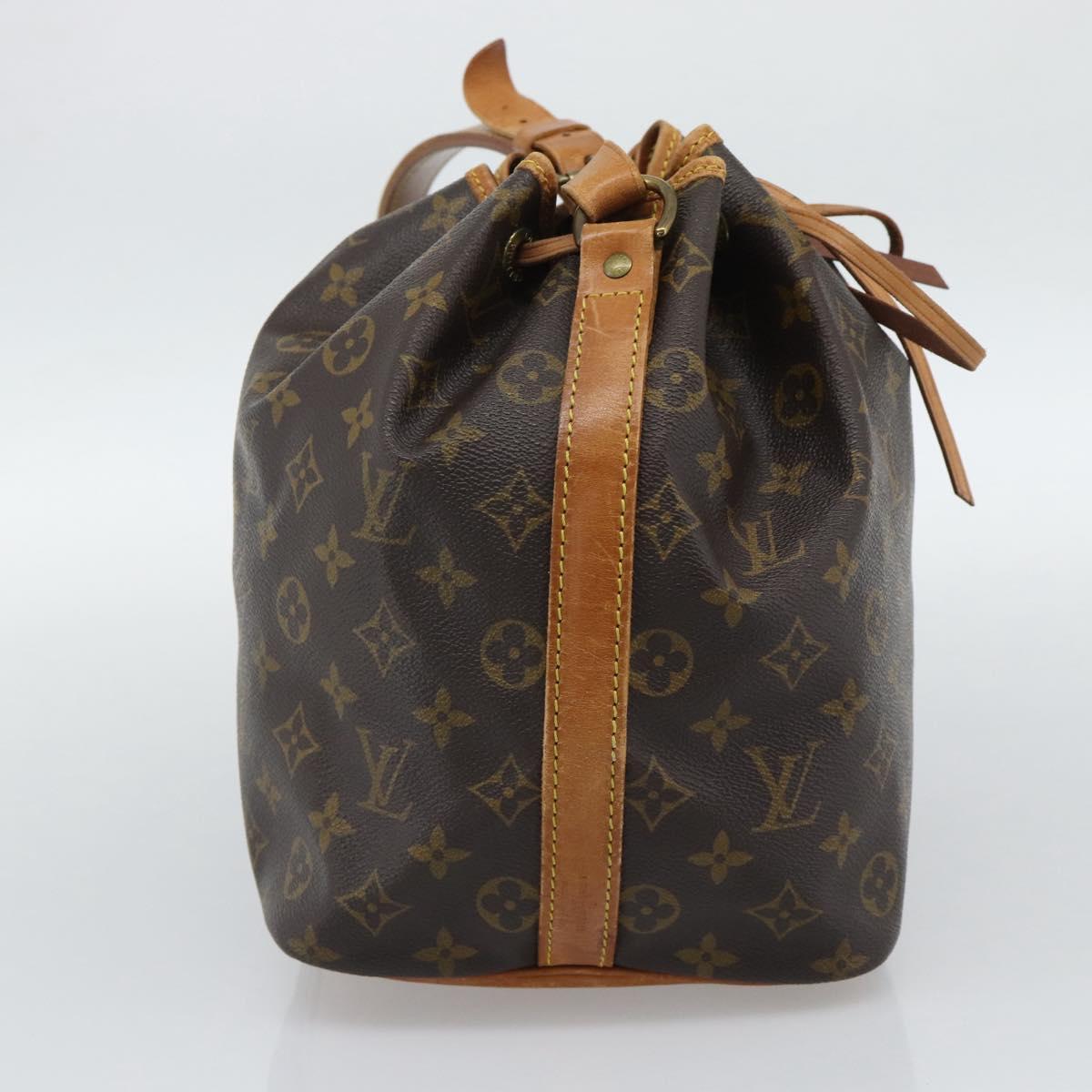 LOUIS VUITTON Monogram Petit Noe Shoulder Bag M42226 LV Auth 190397