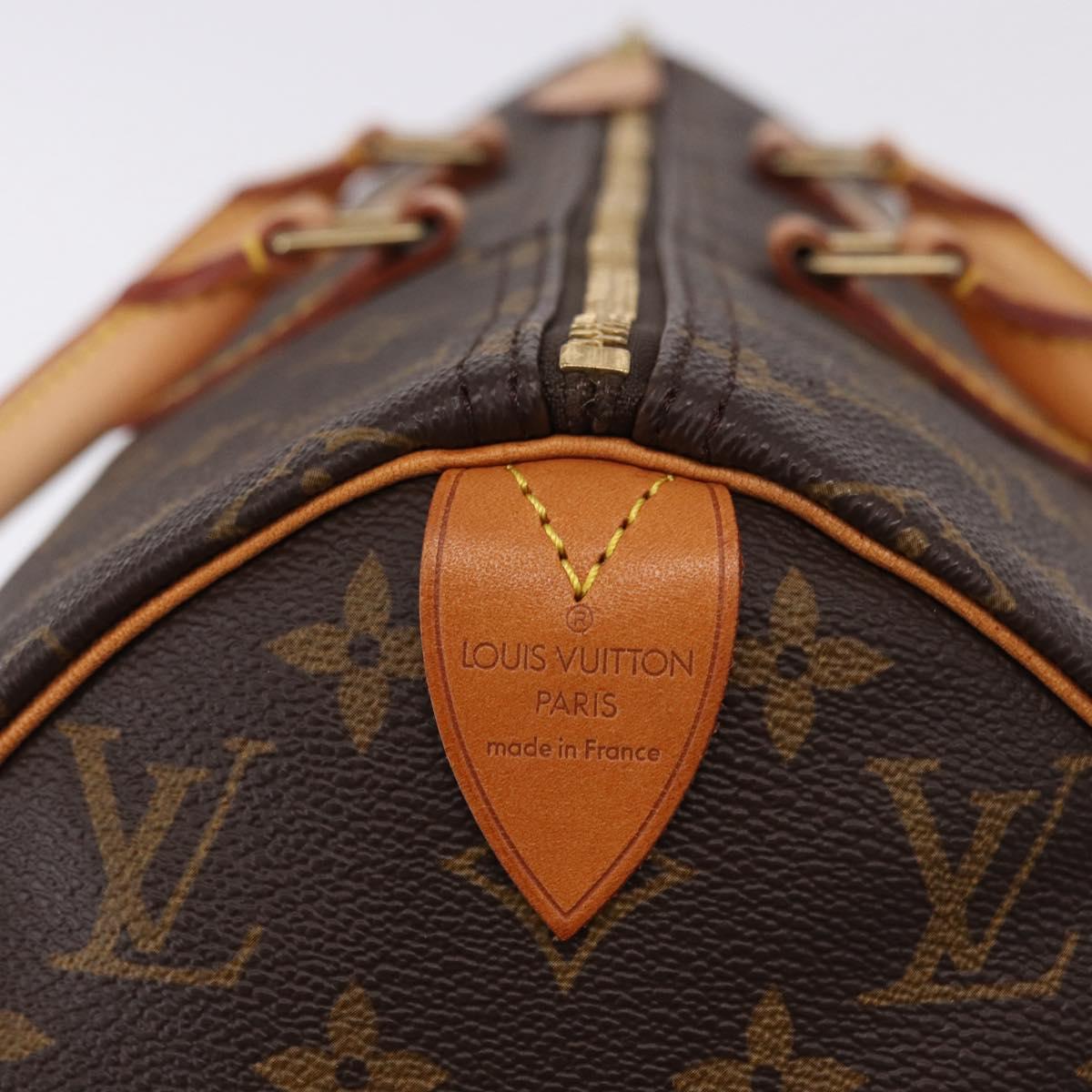 LOUIS VUITTON Monogram Speedy 40 Hand Bag M41522 LV Auth 190400V