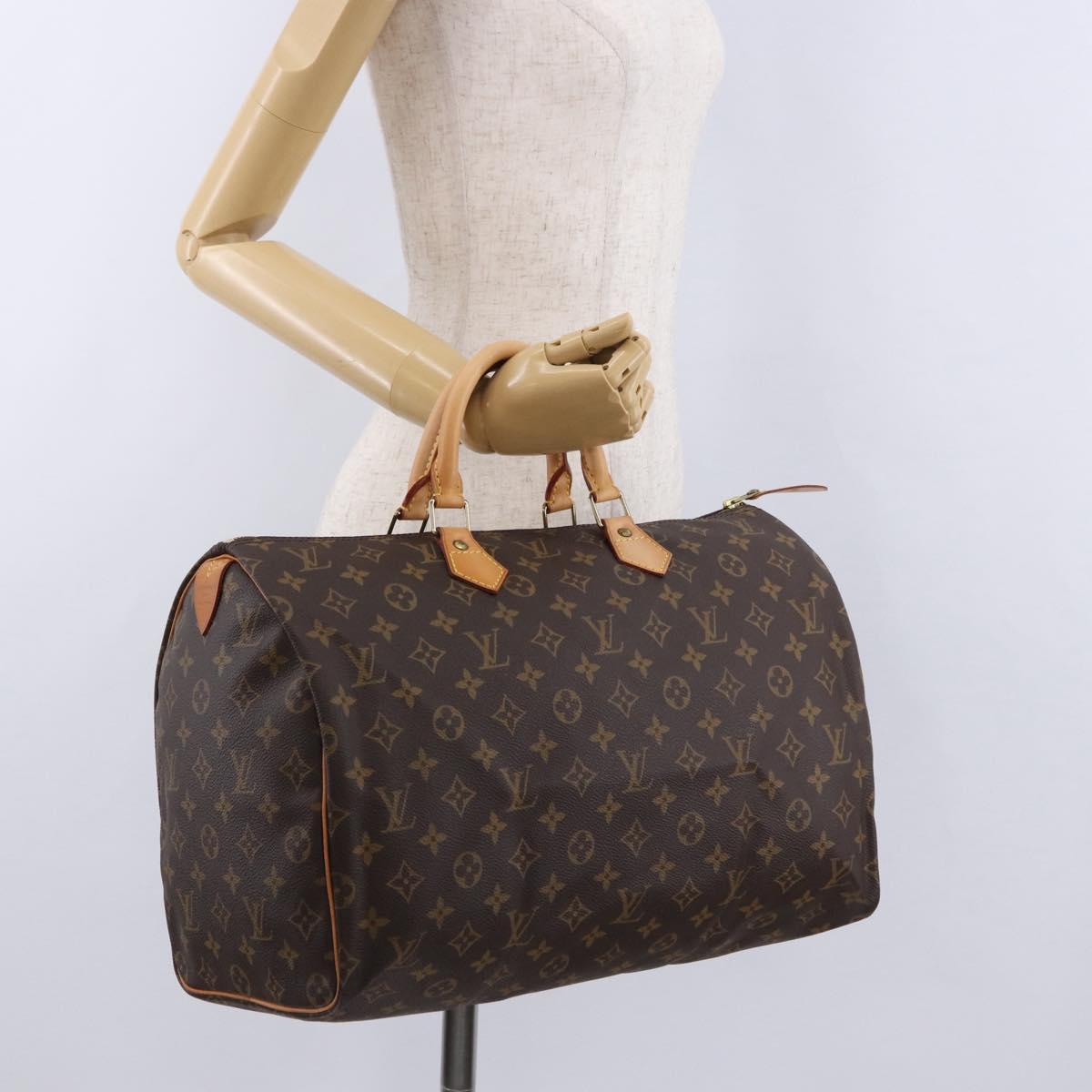LOUIS VUITTON Monogram Speedy 40 Hand Bag M41522 LV Auth 190400V