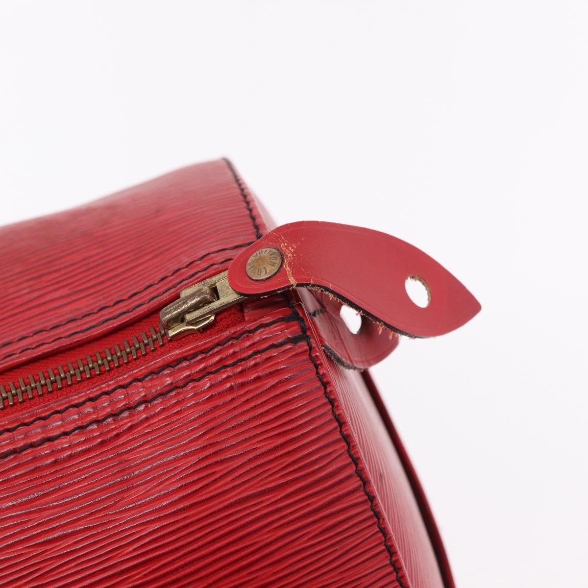LOUIS VUITTON Epi Speedy 40 Hand Bag Red M42987 LV Auth 190401A