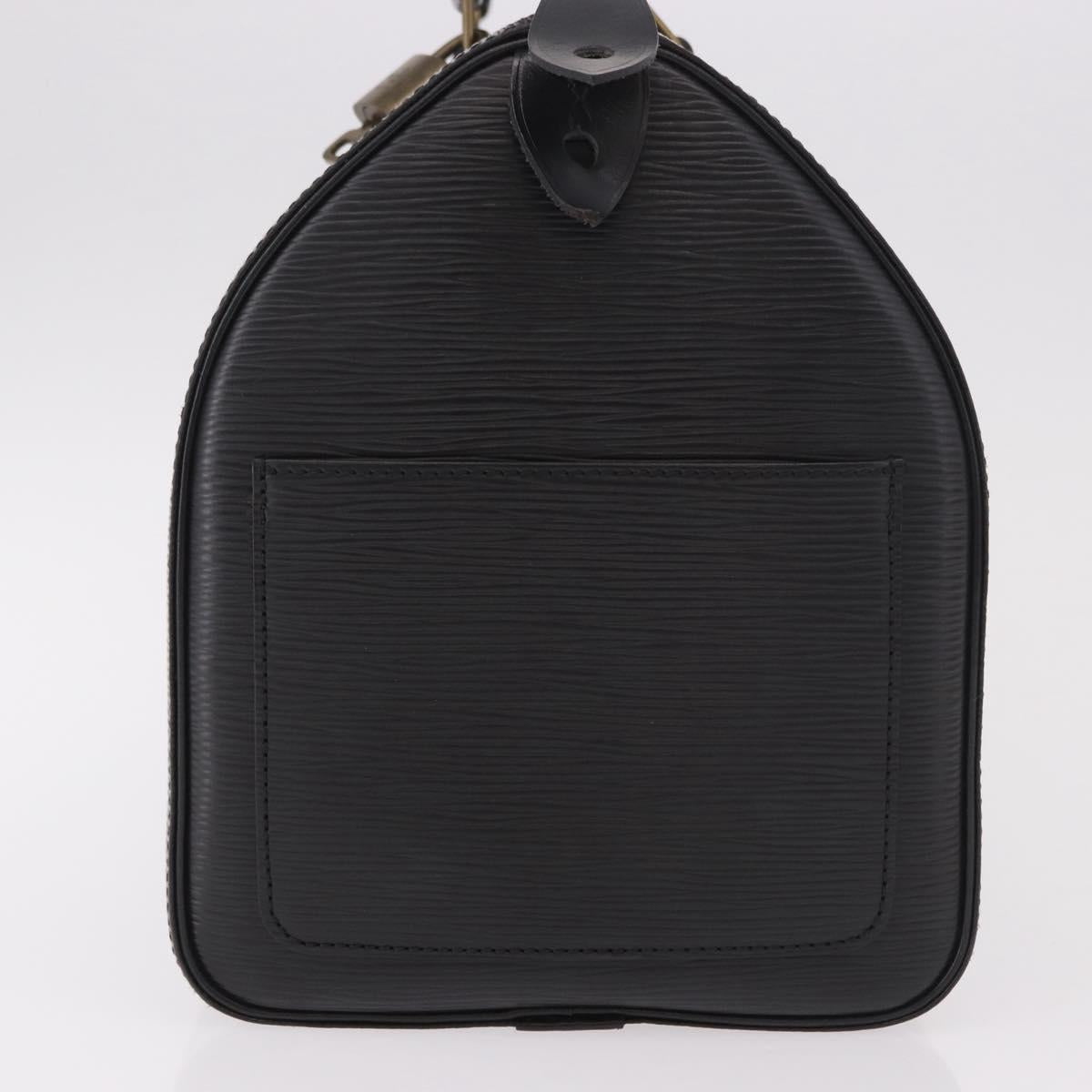LOUIS VUITTON Epi Speedy 30 Hand Bag Noir Black M43002 LV Auth 190403SAV