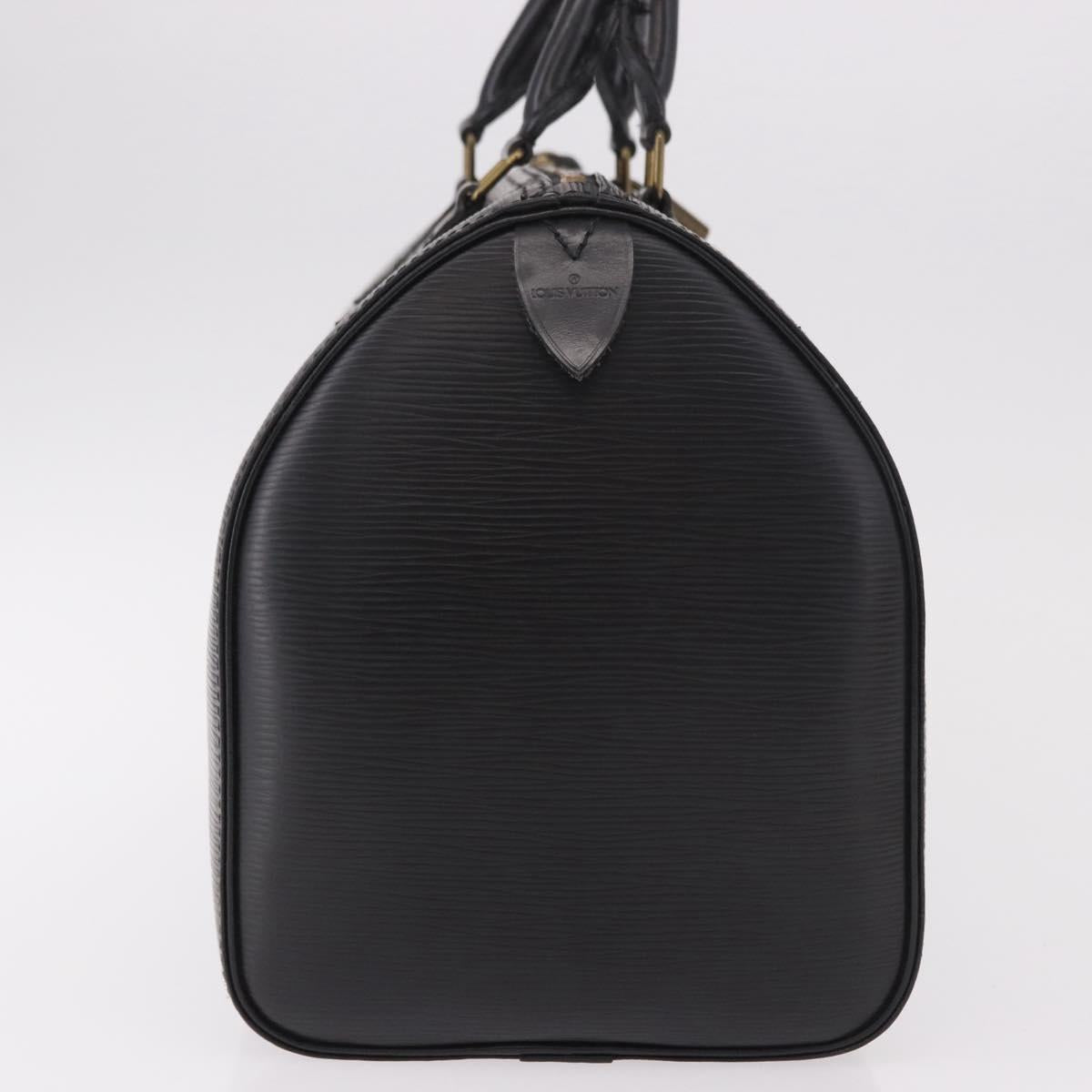 LOUIS VUITTON Epi Speedy 30 Hand Bag Noir Black M43002 LV Auth 190403SAV