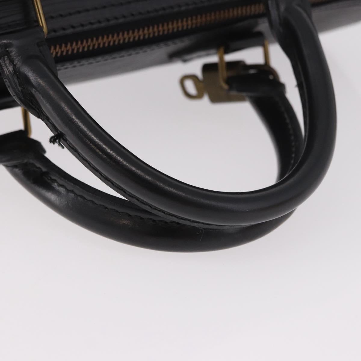 LOUIS VUITTON Epi Speedy 30 Hand Bag Noir Black M43002 LV Auth 190403SAV