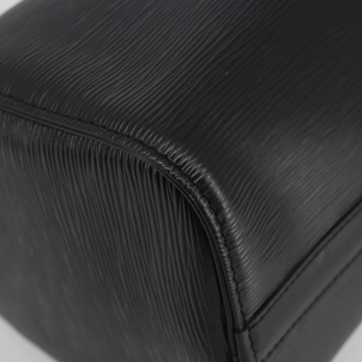 LOUIS VUITTON Epi Speedy 25 Hand Bag Black M59042 LV Auth 190404SAV