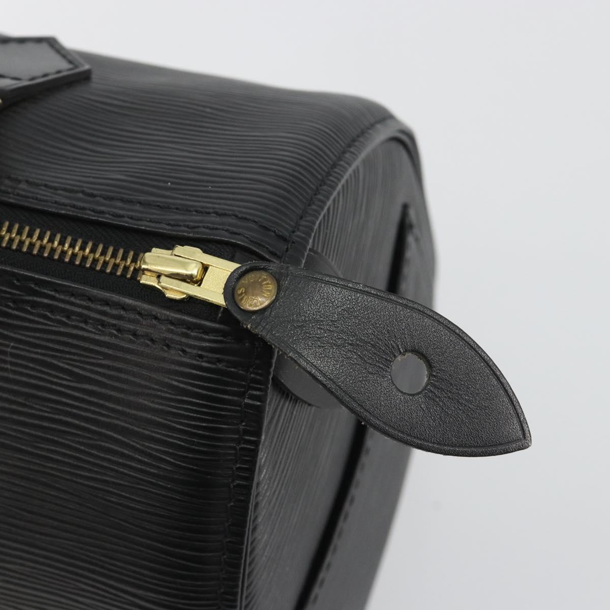 LOUIS VUITTON Epi Speedy 25 Hand Bag Black M59042 LV Auth 190404SAV