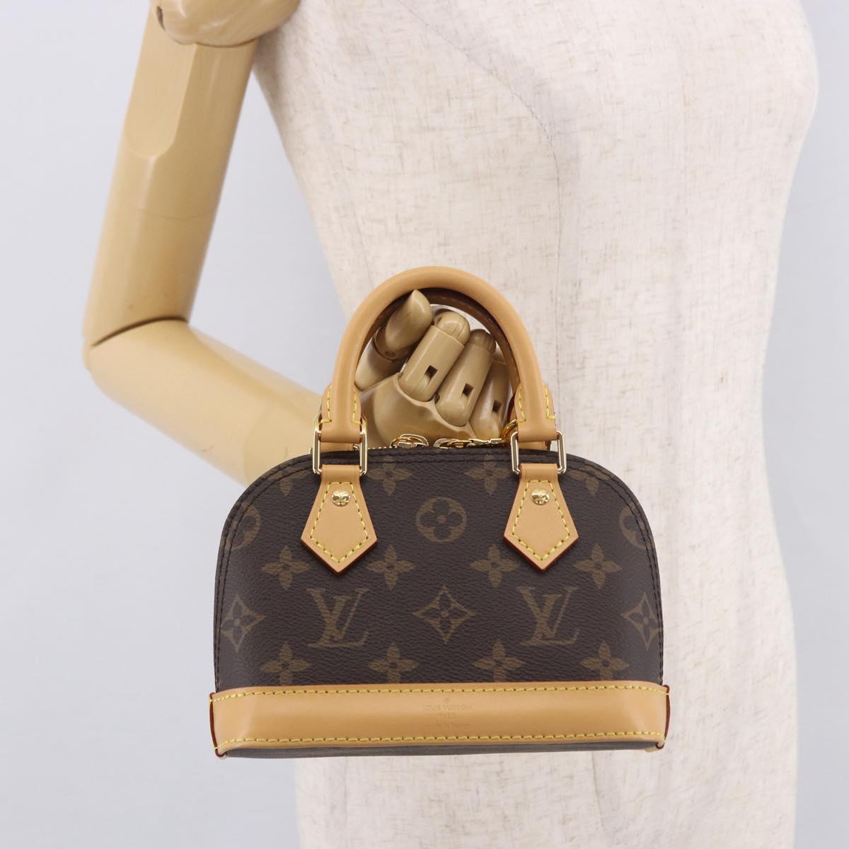LOUIS VUITTON Monogram Nano Alma Hand Bag M82717 LV Auth 190405SM