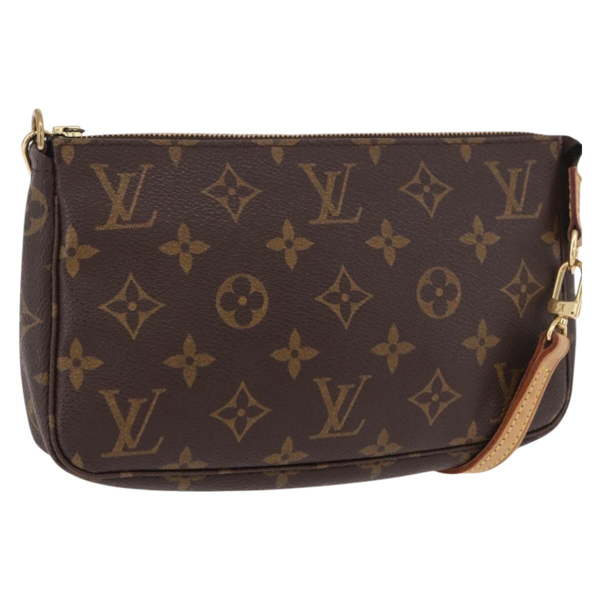 LOUIS VUITTON Monogram Pochette Accessoires Pouch M51980 LV Auth 190410A