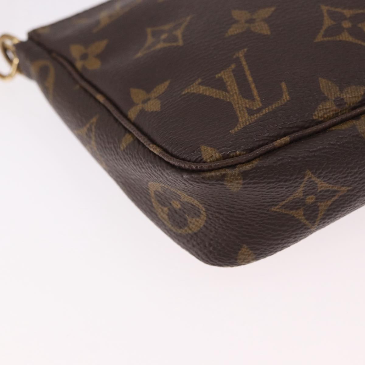 LOUIS VUITTON Monogram Pochette Accessoires Pouch M51980 LV Auth 190410A