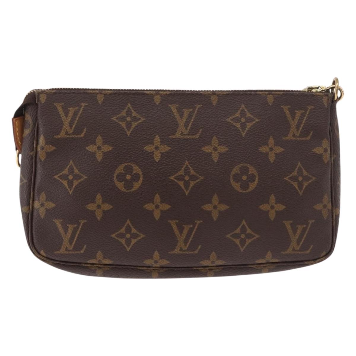 LOUIS VUITTON Monogram Pochette Accessoires Pouch M51980 LV Auth 190410A