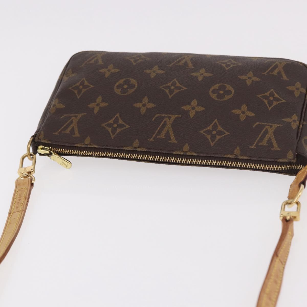 LOUIS VUITTON Monogram Pochette Accessoires Pouch M51980 LV Auth 190410A