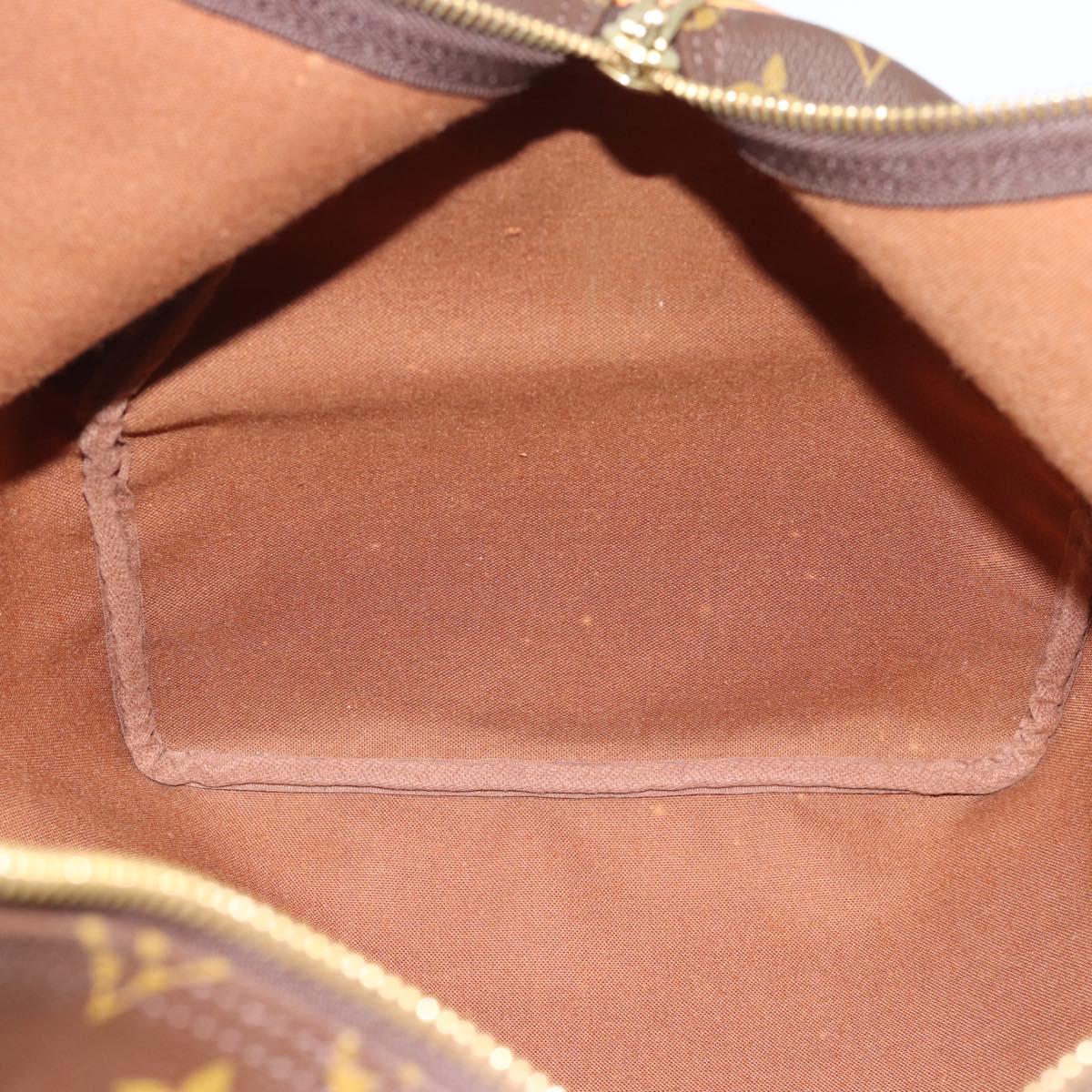 LOUIS VUITTON Monogram Keepall 55 Boston Bag M41424 LV Auth 190412A