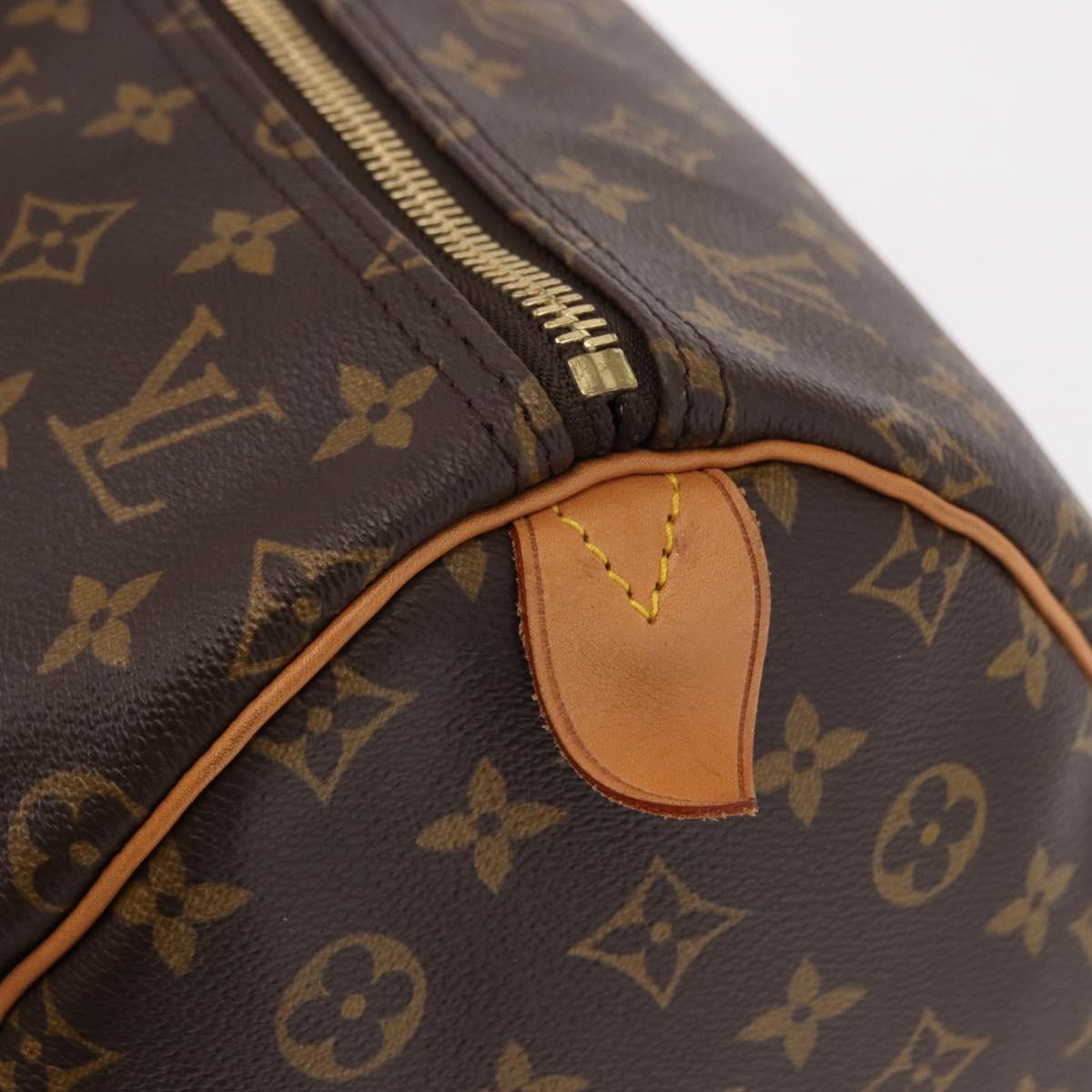LOUIS VUITTON Monogram Keepall 55 Boston Bag M41424 LV Auth 190413V