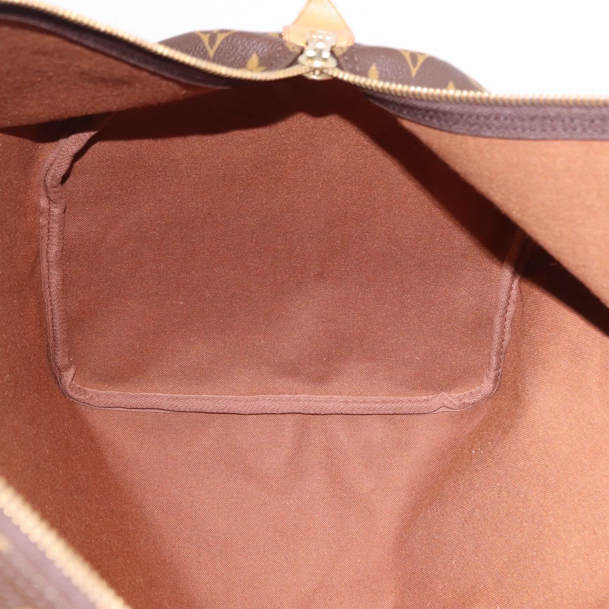 LOUIS VUITTON Monogram Keepall 55 Boston Bag M41424 LV Auth 190413V