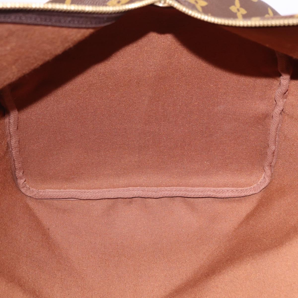 LOUIS VUITTON Monogram Keepall 55 Boston Bag M41424 LV Auth 190413V