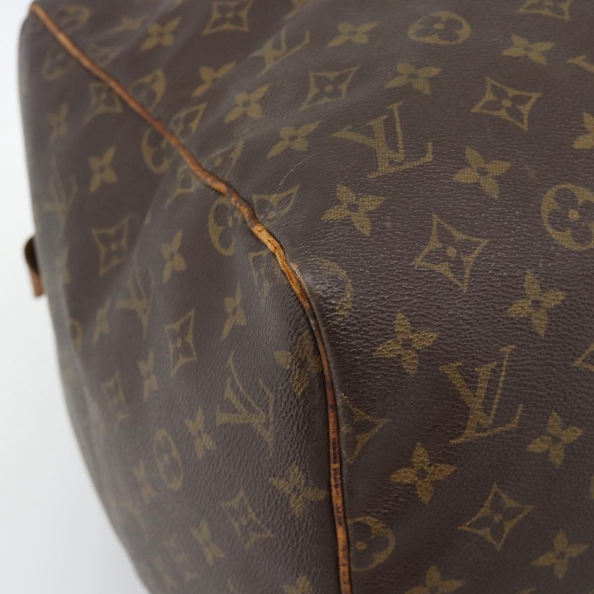 LOUIS VUITTON Monogram Sac Souple 55 Boston Bag M41622 LV Auth 190415
