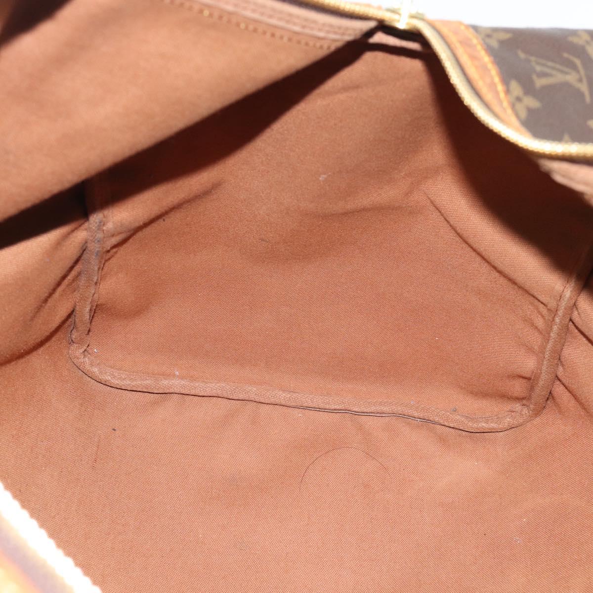 LOUIS VUITTON Monogram Sac Souple 55 Boston Bag M41622 LV Auth 190415