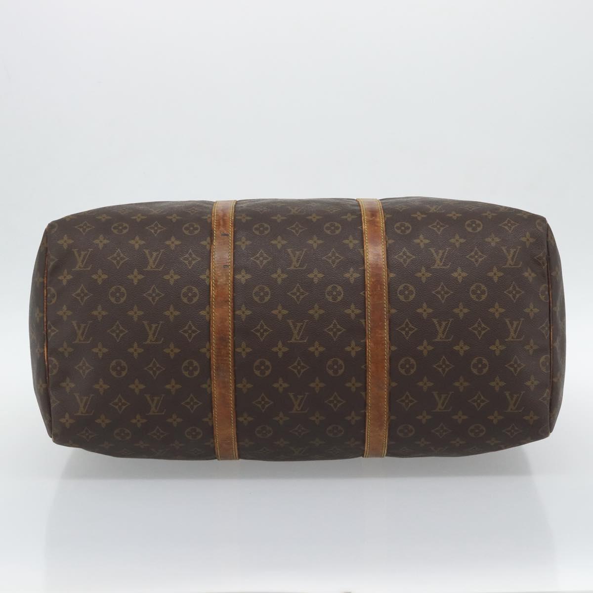 LOUIS VUITTON Monogram Sac Souple 55 Boston Bag M41622 LV Auth 190415