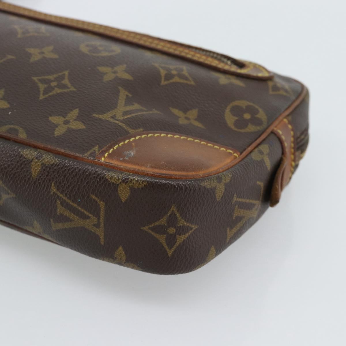 LOUIS VUITTON Monogram Marly Dragonne GM Clutch Bag M51825 LV Auth 190416