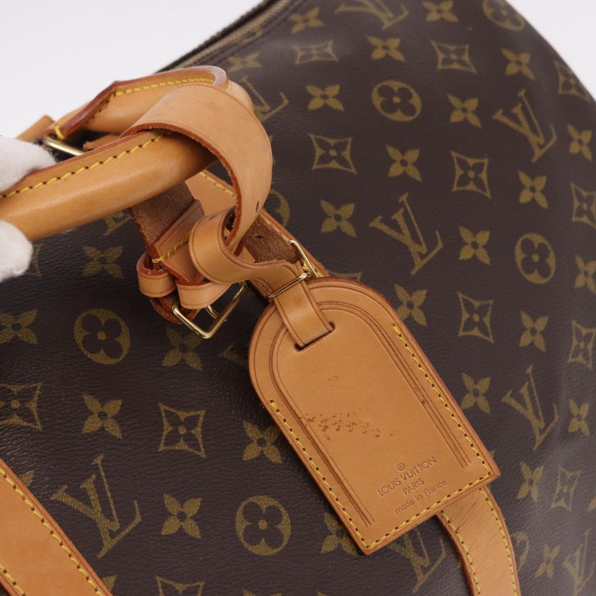 LOUIS VUITTON Monogram Keepall 50 Boston Bag M41426 LV Auth 190417A