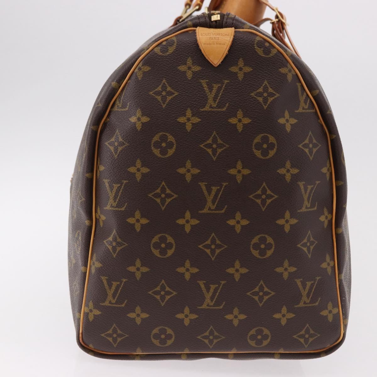 LOUIS VUITTON Monogram Keepall 50 Boston Bag M41426 LV Auth 190417A