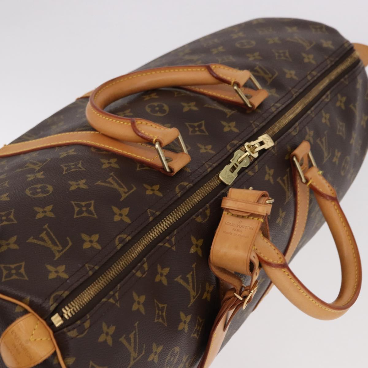 LOUIS VUITTON Monogram Keepall 50 Boston Bag M41426 LV Auth 190417A