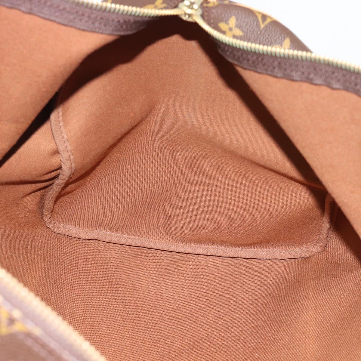 LOUIS VUITTON Monogram Keepall 55 Boston Bag M41424 LV Auth 190418A