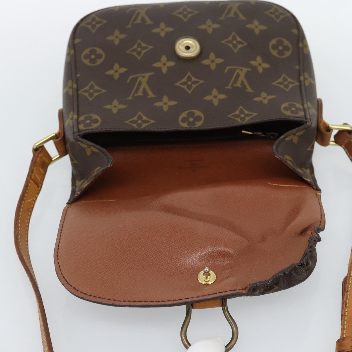 LOUIS VUITTON Monogram Saint Cloud MM Shoulder Bag M51243 LV Auth 190421