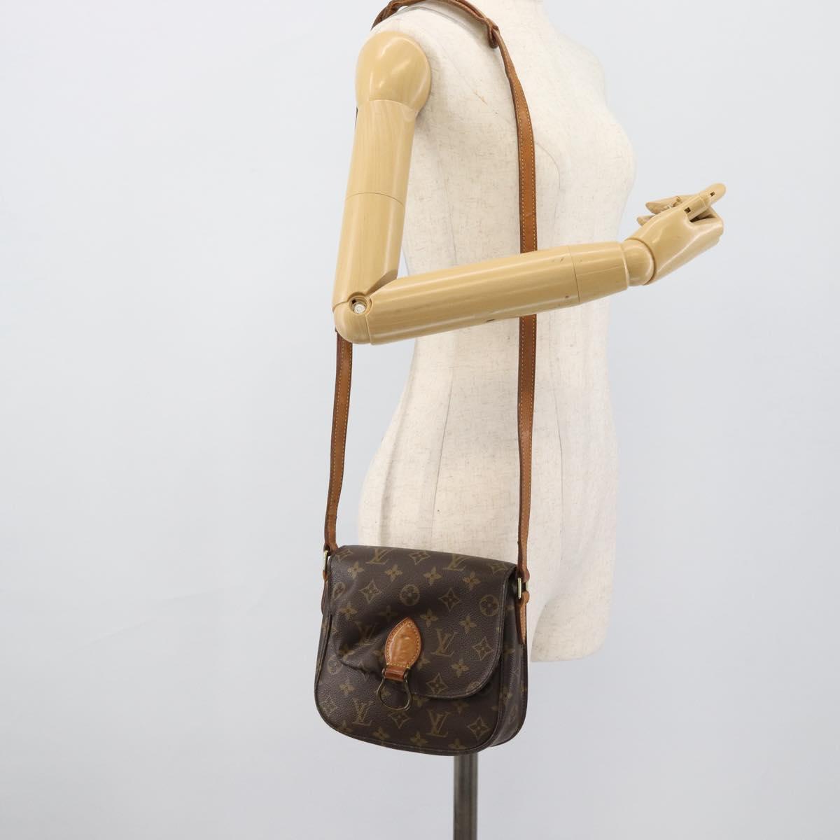 LOUIS VUITTON Monogram Saint Cloud MM Shoulder Bag M51243 LV Auth 190421