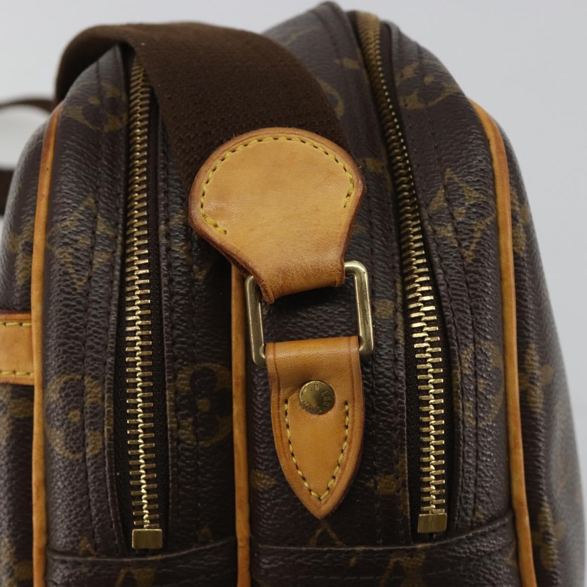 LOUIS VUITTON Monogram Reporter PM Shoulder Bag M45254 LV Auth 190431