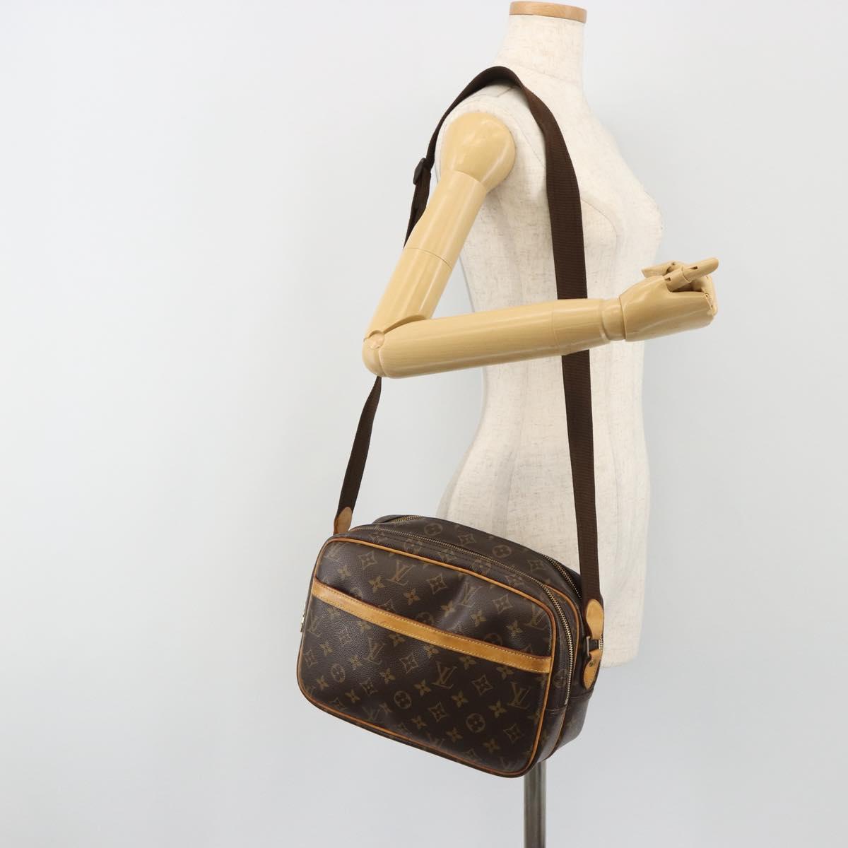 LOUIS VUITTON Monogram Reporter PM Shoulder Bag M45254 LV Auth 190431