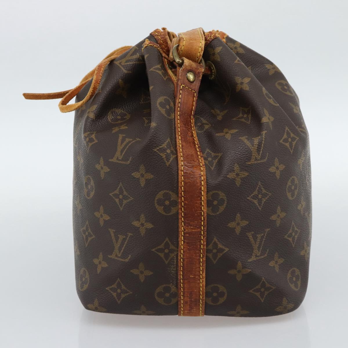 LOUIS VUITTON Monogram Petit Noe Shoulder Bag M42226 LV Auth 190432
