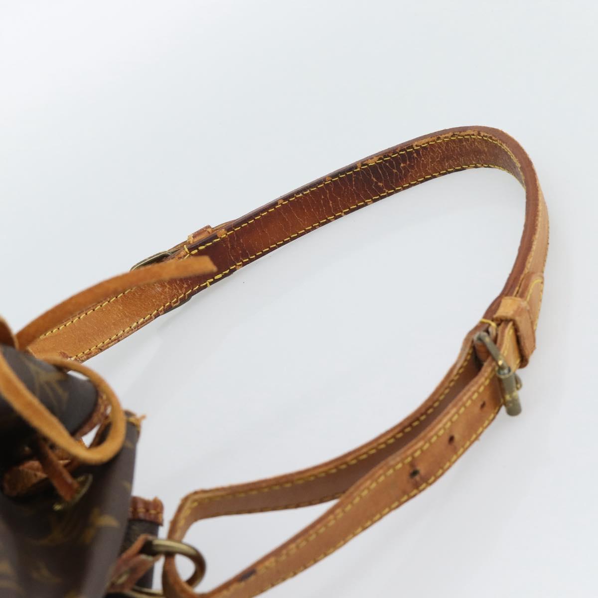 LOUIS VUITTON Monogram Petit Noe Shoulder Bag M42226 LV Auth 190432