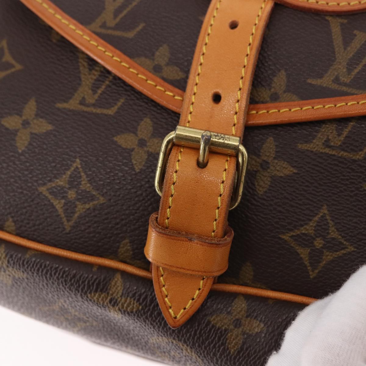 LOUIS VUITTON Monogram Saumur 30 Shoulder Bag M42256 LV Auth 190437A